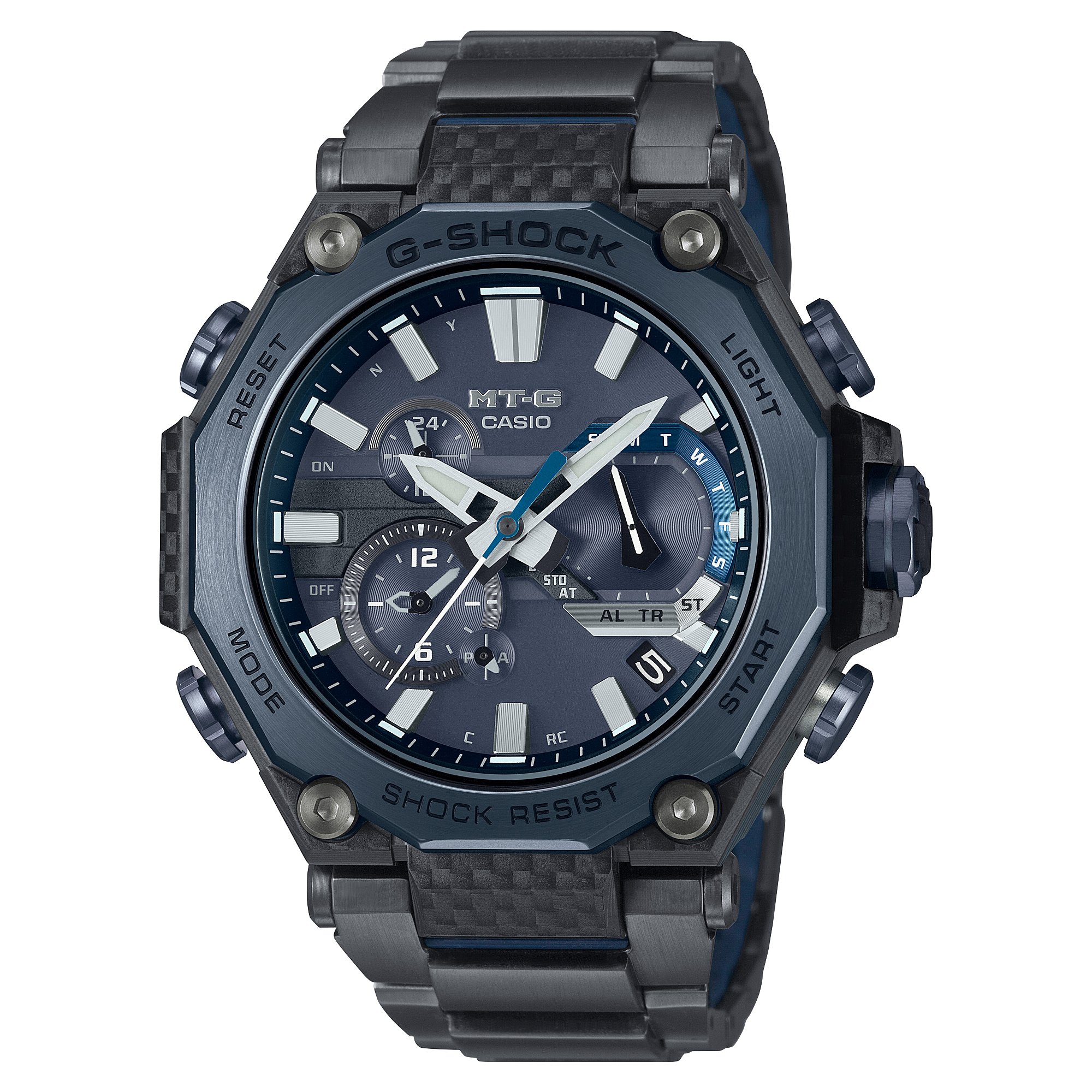 MTG-B2000YBD-2AJF：【G-SHOCK消しゴム付・ベルト調整・ギフト包装無料・新品正規品】メンズ腕時計 ソーラー電波の画像