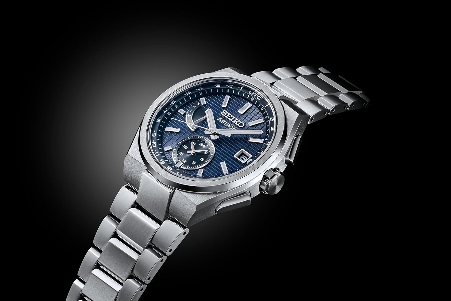 SBXY065 ｾｲｺｰｱｽﾄﾛﾝ【ﾉﾍﾞﾙﾃｨ付・ｷﾞﾌﾄ包装・ﾍﾞﾙﾄ調整無料・新品正規品】ｿｰﾗｰ電波 ﾒﾝｽﾞ腕時計の画像