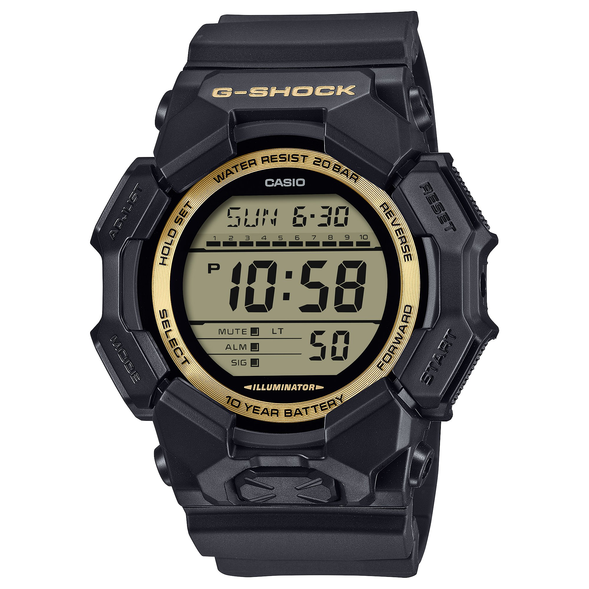 gショック: GD-010GB-1A9JF【15時までの注文で当日発送（休業日を除く)・国内正規品・ノベルティ付・ギフト包装無料】メンズ腕時計 の画像