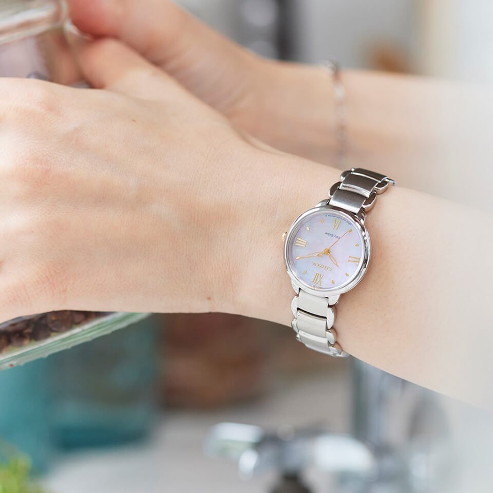 EM0927-87Y  シチズンエル【ノベルティ付・国内正規品・ギフト包装･ベルト調整無料】 腕時計 レディース ソーラーの画像