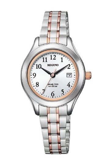 KM4-139-93　シチズンレグノ 【国内正規品】【ｷﾞﾌﾄ包装･ｻｲｽﾞ調整無料】ソーラー　レディース腕時計の画像