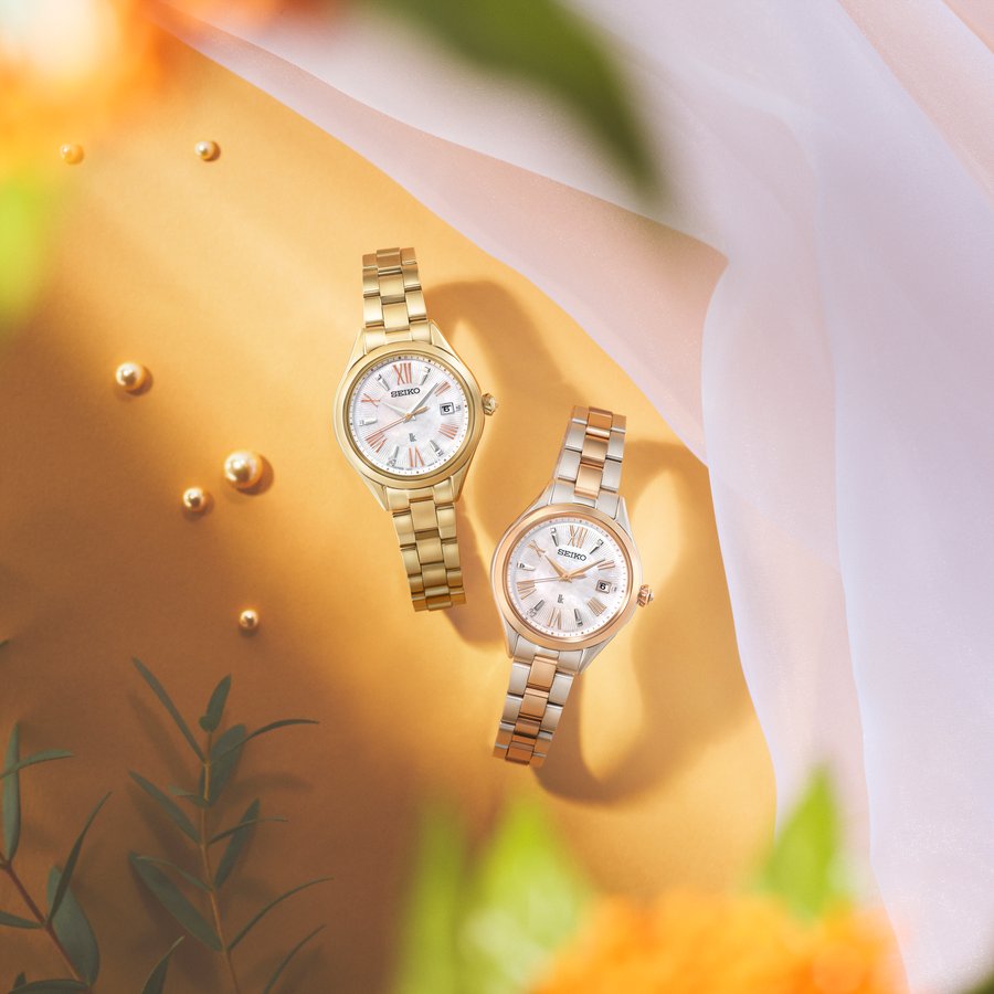 SSQW098 ｾｲｺｰﾙｷｱ【ﾉﾍﾞﾙﾃｨ付・ｷﾞﾌﾄ包装･ﾍﾞﾙﾄ調整無料･新品正規品】ｿｰﾗｰ電波　ﾚﾃﾞｨｰｽ腕時計  広告モデルの画像