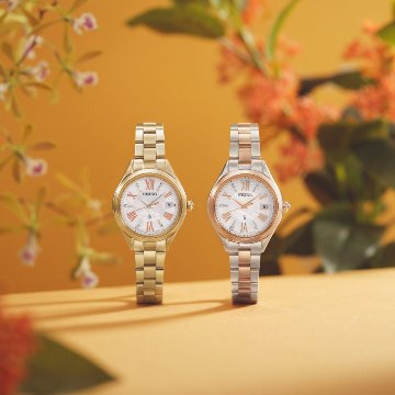 SSQW098 ｾｲｺｰﾙｷｱ【ﾉﾍﾞﾙﾃｨ付・ｷﾞﾌﾄ包装･ﾍﾞﾙﾄ調整無料･新品正規品】ｿｰﾗｰ電波　ﾚﾃﾞｨｰｽ腕時計  広告モデルの画像