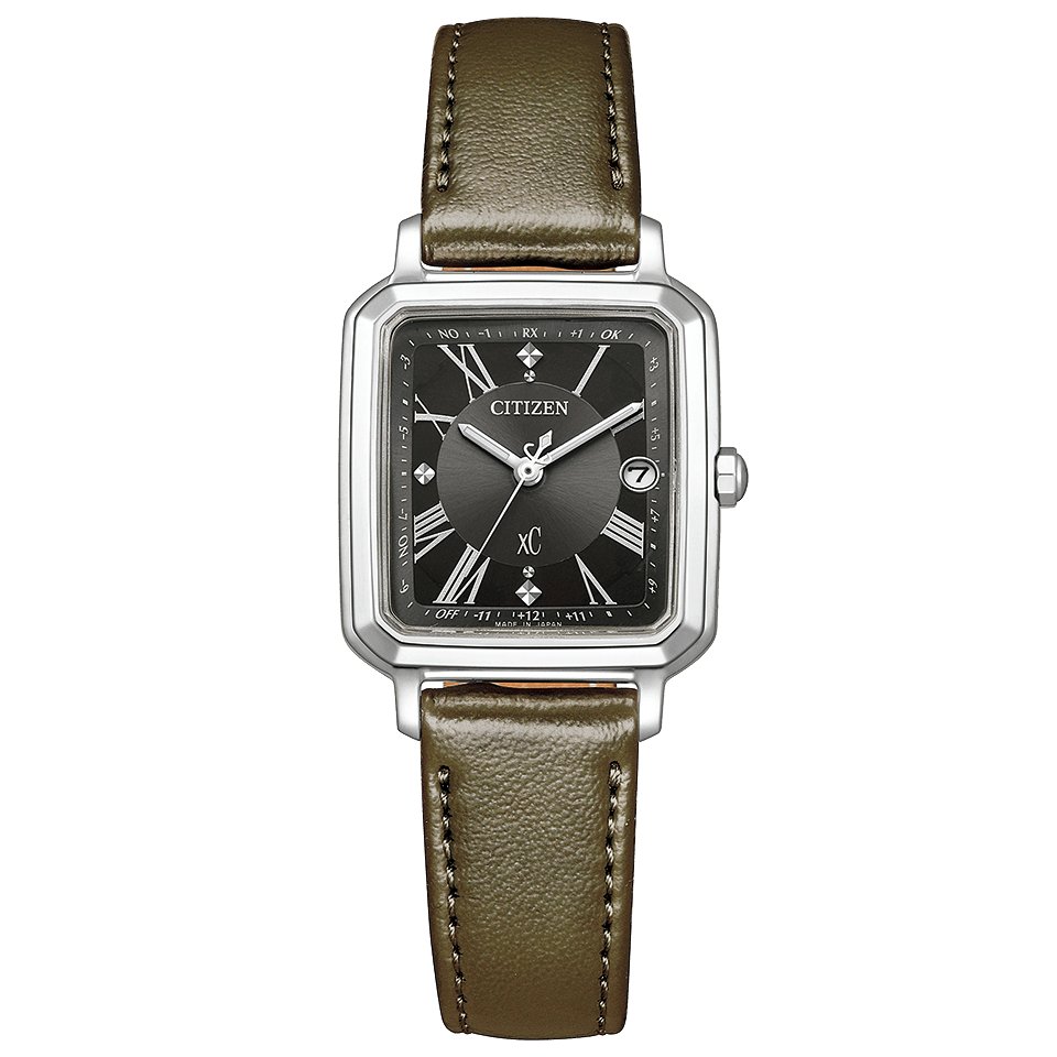 ES9500-69E ｸﾛｽｼｰ【ﾉﾍﾞﾙﾃｨ付･国内正規品･ｷﾞﾌﾄ包装･ﾍﾞﾙﾄ調整無料】ｿｰﾗｰ電波 ﾚﾃﾞｨｽ腕時計 ｼﾝﾌﾟﾙｱｼﾞｬｽﾄ 北川景子さん広告着用品の色違いの画像