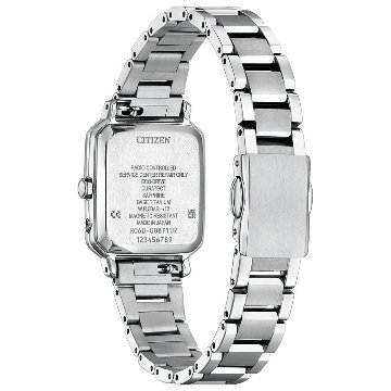 ES9500-69E ｸﾛｽｼｰ【ﾉﾍﾞﾙﾃｨ付･国内正規品･ｷﾞﾌﾄ包装･ﾍﾞﾙﾄ調整無料】ｿｰﾗｰ電波 ﾚﾃﾞｨｽ腕時計 ｼﾝﾌﾟﾙｱｼﾞｬｽﾄ 北川景子さん広告着用品の色違いの画像