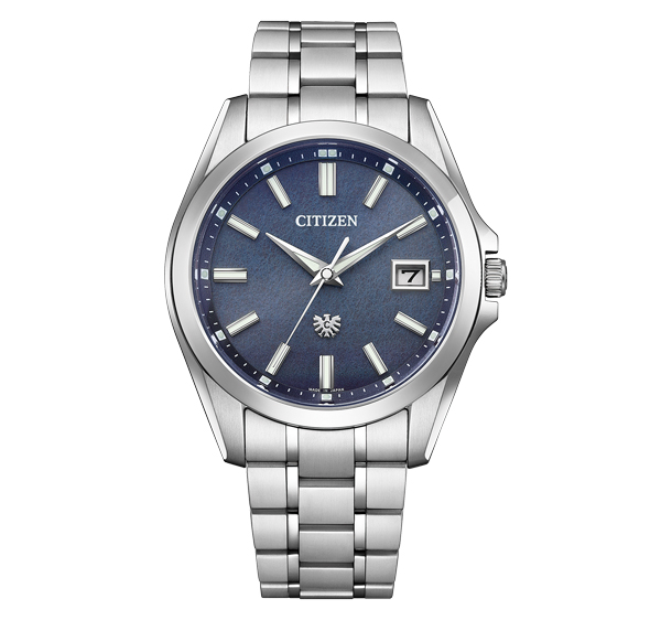 AQ4091-56M:ザ・シチズン【ノベルティ付･ギフト包装･ベルト調整無料･国内正規品】腕時計 メンズ ソーラー 限定 藍染和紙文字板の画像