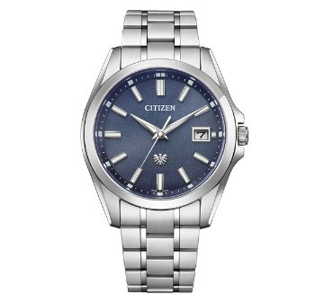 AQ4091-56M:ザ・シチズン【ノベルティ付･ギフト包装･ベルト調整無料･国内正規品】腕時計 メンズ ソーラー 限定 藍染和紙文字板の画像