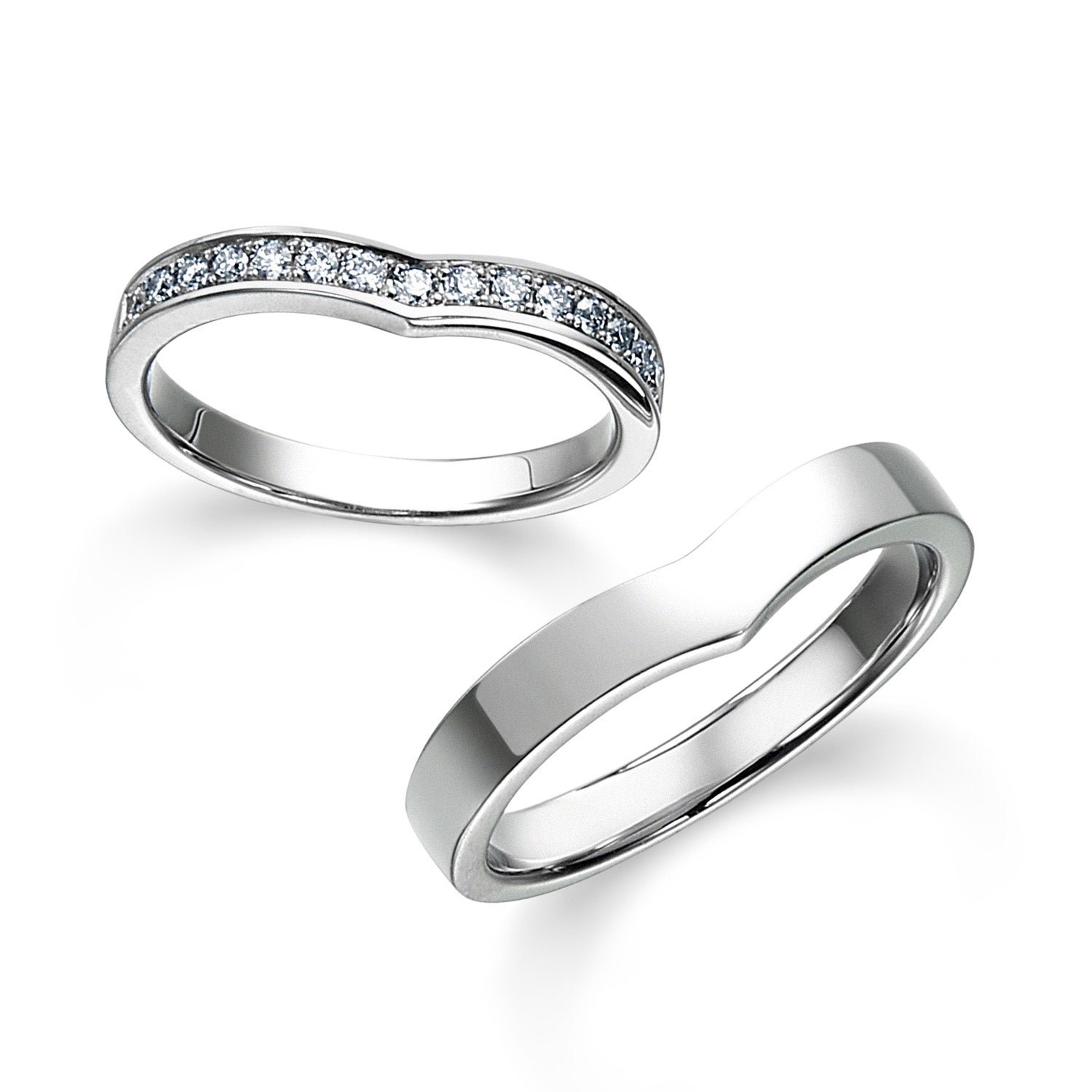 ロイヤルアッシャーWRB066/WRA056 　マリッジリング　結婚　指輪　ペアリング　【店頭サンプル有】の画像