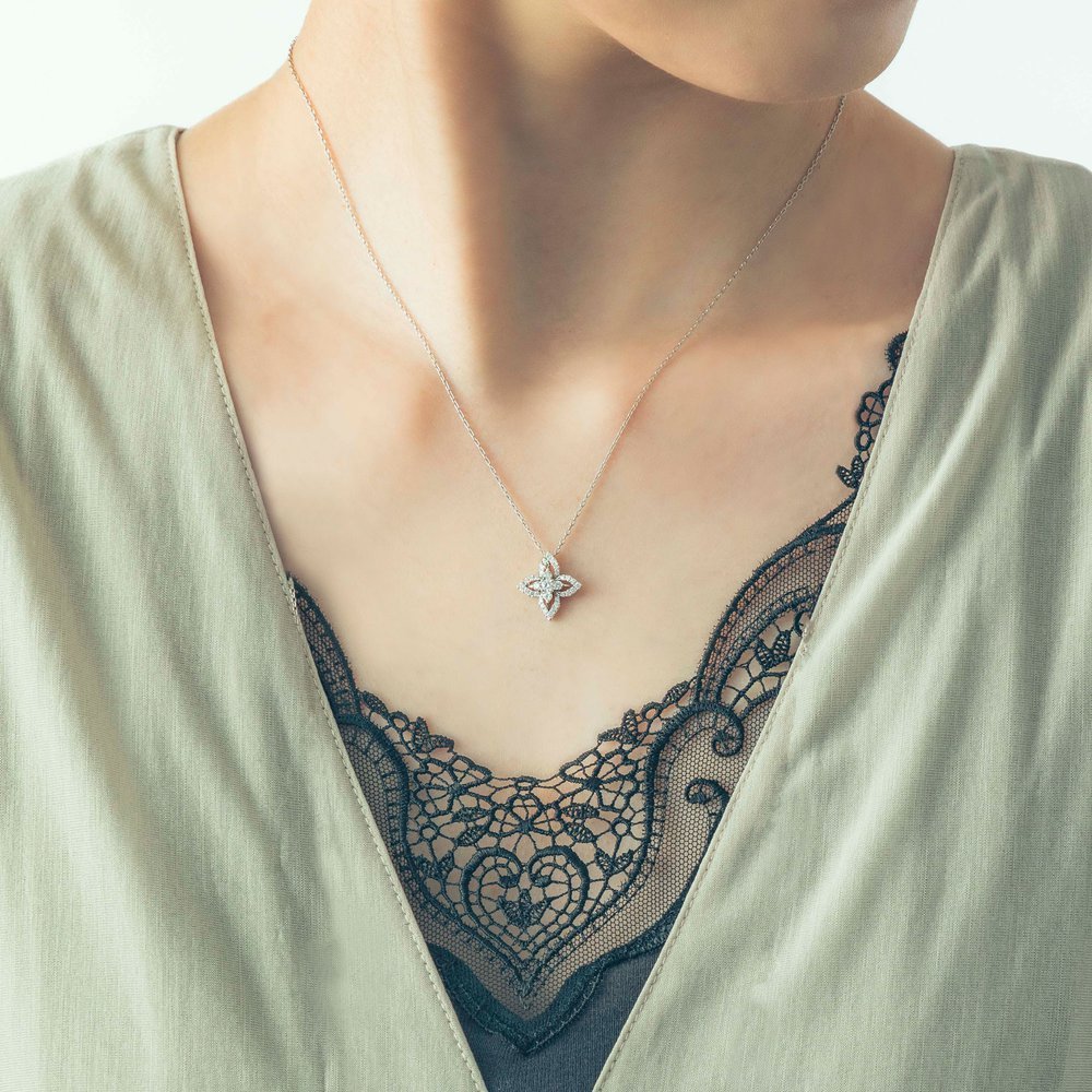 ロイヤルアッシャーJPA0269BP【新品・国内正規品】【ノベルティ付・ギフト包装無料】プラチナ ダイヤモンドネックレスの画像