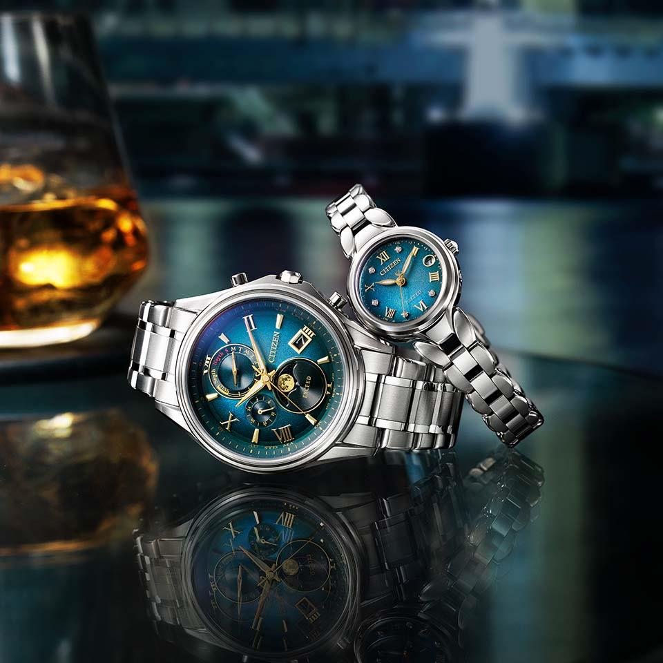 ES9470-68W ｴｸｼｰﾄﾞ【ﾉﾍﾞﾙﾃｨ付・国内正規品・ｷﾞﾌﾄ包装･ﾍﾞﾙﾄ調整無料】腕時計 ﾚﾃﾞｨｰｽ ｿｰﾗｰ電波 限定の画像