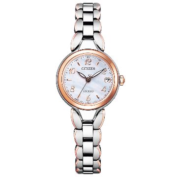 ES9474-59W ｴｸｼｰﾄﾞ【ﾉﾍﾞﾙﾃｨ付・国内正規品・ｷﾞﾌﾄ包装･ﾍﾞﾙﾄ調整無料】腕時計 ﾚﾃﾞｨｰｽ ｿｰﾗｰ電波の画像