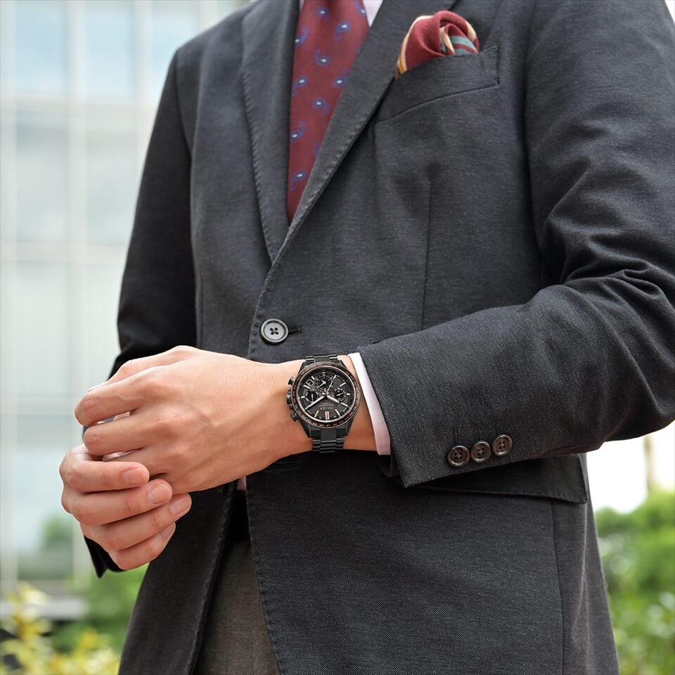 CC4074-61W アテッサ【ノベルティ付・ｷﾞﾌﾄ包装･ベルト調整無料・国内正規品】腕時計 メンズ GPSソーラー電波の画像