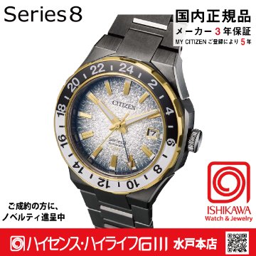 NB6035-55H シリーズ8【ノベルティ付・ｷﾞﾌﾄ包装･ベルト調整無料・国内正規品】腕時計 メンズ メカニカル GMT 限定の画像