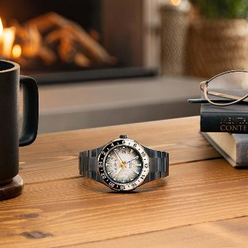 NB6035-55H シリーズ8【ノベルティ付・ｷﾞﾌﾄ包装･ベルト調整無料・国内正規品】腕時計 メンズ メカニカル GMT 限定の画像