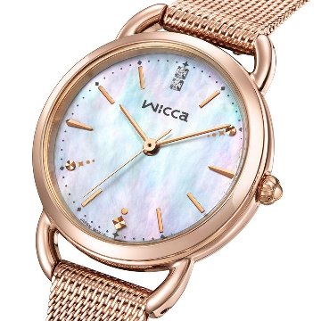 KP6-065-21 ウィッカ【正規ﾒｰｶｰ保証書付･ｷﾞﾌﾄ包装･ﾍﾞﾙﾄ調整無料】腕時計 ﾚﾃﾞｨｽ ｿｰﾗｰ 替えﾊﾞﾝﾄﾞ付 限定の画像