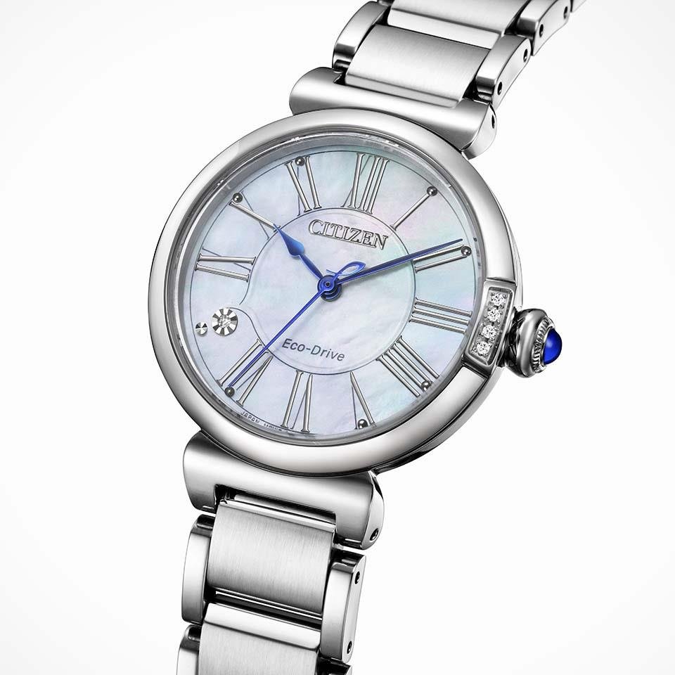 EM1060-87N  シチズンエル【ノベルティ付・国内正規品・ギフト包装･ベルト調整無料】 腕時計 レディース ソーラーの画像