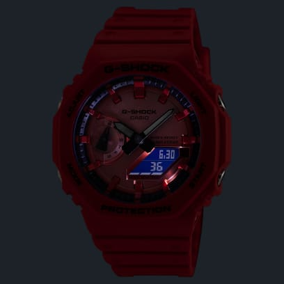 gショック:GA-2100RRB-4AJF【国内正規品・ノベルティ付・ギフト包装無料】メンズ腕時計の画像