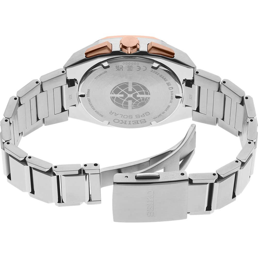 SBXD014・ｾｲｺｰｱｽﾄﾛﾝ【ﾉﾍﾞﾙﾃｨ付・ｷﾞﾌﾄ包装・ﾍﾞﾙﾄ調整無料・新品正規品】GPSｿｰﾗｰ電波 ﾒﾝｽﾞ腕時計の画像