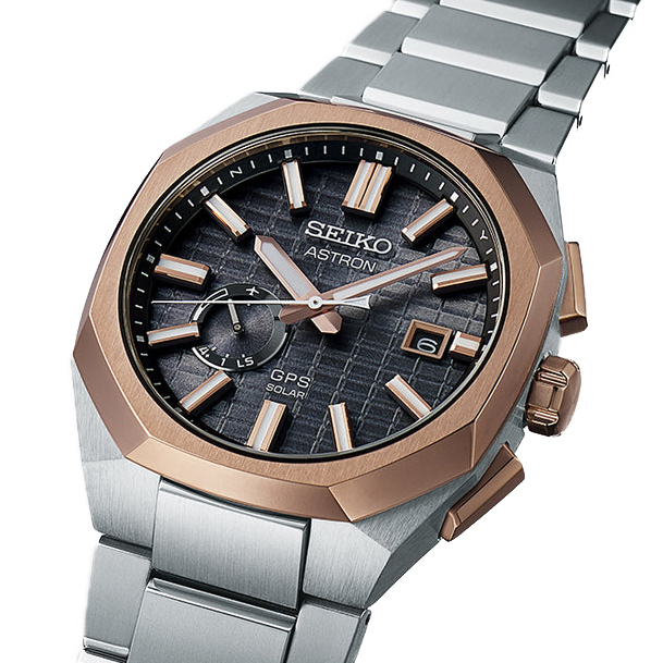 SBXD014・ｾｲｺｰｱｽﾄﾛﾝ【ﾉﾍﾞﾙﾃｨ付・ｷﾞﾌﾄ包装・ﾍﾞﾙﾄ調整無料・新品正規品】GPSｿｰﾗｰ電波 ﾒﾝｽﾞ腕時計の画像