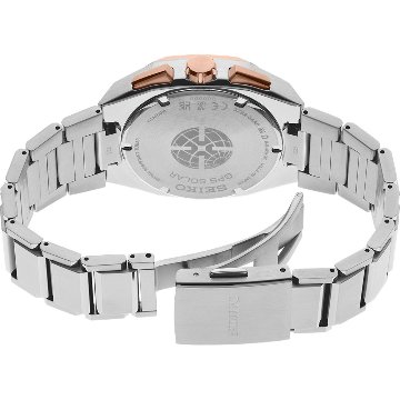 SBXD014・ｾｲｺｰｱｽﾄﾛﾝ【ﾉﾍﾞﾙﾃｨ付・ｷﾞﾌﾄ包装・ﾍﾞﾙﾄ調整無料・新品正規品】GPSｿｰﾗｰ電波 ﾒﾝｽﾞ腕時計の画像