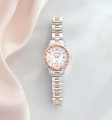 SSVV082 ｾｲｺｰﾙｷｱ【ﾉﾍﾞﾙﾃｨ付・ｷﾞﾌﾄ包装･ﾍﾞﾙﾄ調整無料･新品正規品】ｿｰﾗｰ電波　ﾚﾃﾞｨｰｽ腕時計の画像