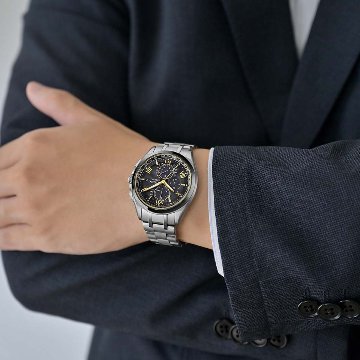 AT8244-57Eアテッサ【ノベルティ付・ｷﾞﾌﾄ包装･ベルト調整無料・国内正規品】腕時計 メンズ ソーラー電波 限定 KIZASHI Collectionの画像