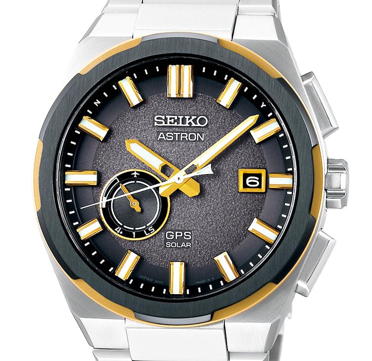 SBXD026・ｾｲｺｰｱｽﾄﾛﾝ【ﾉﾍﾞﾙﾃｨ付・ｷﾞﾌﾄ包装・ﾍﾞﾙﾄ調整無料・新品正規品】GPSｿｰﾗｰ電波 ﾒﾝｽﾞ腕時計の画像