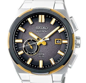 SBXD026・ｾｲｺｰｱｽﾄﾛﾝ【ﾉﾍﾞﾙﾃｨ付・ｷﾞﾌﾄ包装・ﾍﾞﾙﾄ調整無料・新品正規品】GPSｿｰﾗｰ電波 ﾒﾝｽﾞ腕時計の画像