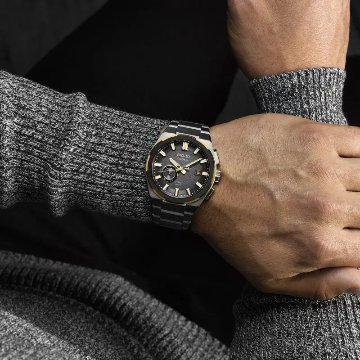 SBXD026・ｾｲｺｰｱｽﾄﾛﾝ【ﾉﾍﾞﾙﾃｨ付・ｷﾞﾌﾄ包装・ﾍﾞﾙﾄ調整無料・新品正規品】GPSｿｰﾗｰ電波 ﾒﾝｽﾞ腕時計の画像