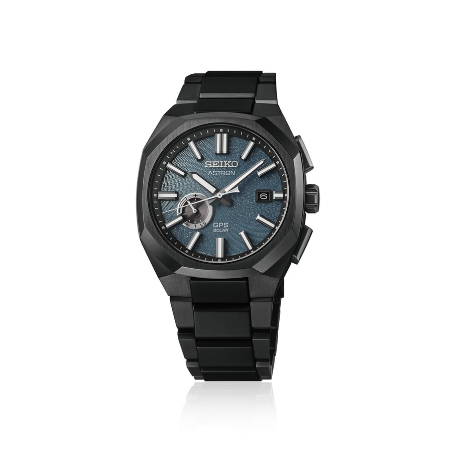 SBXD039・ｾｲｺｰｱｽﾄﾛﾝ【ﾉﾍﾞﾙﾃｨ付・ｷﾞﾌﾄ包装・ﾍﾞﾙﾄ調整無料・新品正規品】GPSｿｰﾗｰ電波 ﾒﾝｽﾞ腕時計 限定の画像