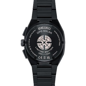 SBXD039・ｾｲｺｰｱｽﾄﾛﾝ【ﾉﾍﾞﾙﾃｨ付・ｷﾞﾌﾄ包装・ﾍﾞﾙﾄ調整無料・新品正規品】GPSｿｰﾗｰ電波 ﾒﾝｽﾞ腕時計 限定の画像