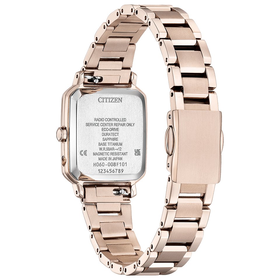 ES9506-62A ｸﾛｽｼｰ【ﾉﾍﾞﾙﾃｨ付･国内正規品･ｷﾞﾌﾄ包装･ﾍﾞﾙﾄ調整無料】ｿｰﾗｰ電波 ﾚﾃﾞｨｽ腕時計 北川景子さん広告着用ﾓﾃﾙの画像