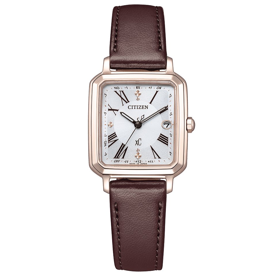 ES9506-62A ｸﾛｽｼｰ【ﾉﾍﾞﾙﾃｨ付･国内正規品･ｷﾞﾌﾄ包装･ﾍﾞﾙﾄ調整無料】ｿｰﾗｰ電波 ﾚﾃﾞｨｽ腕時計 北川景子さん広告着用ﾓﾃﾙの画像