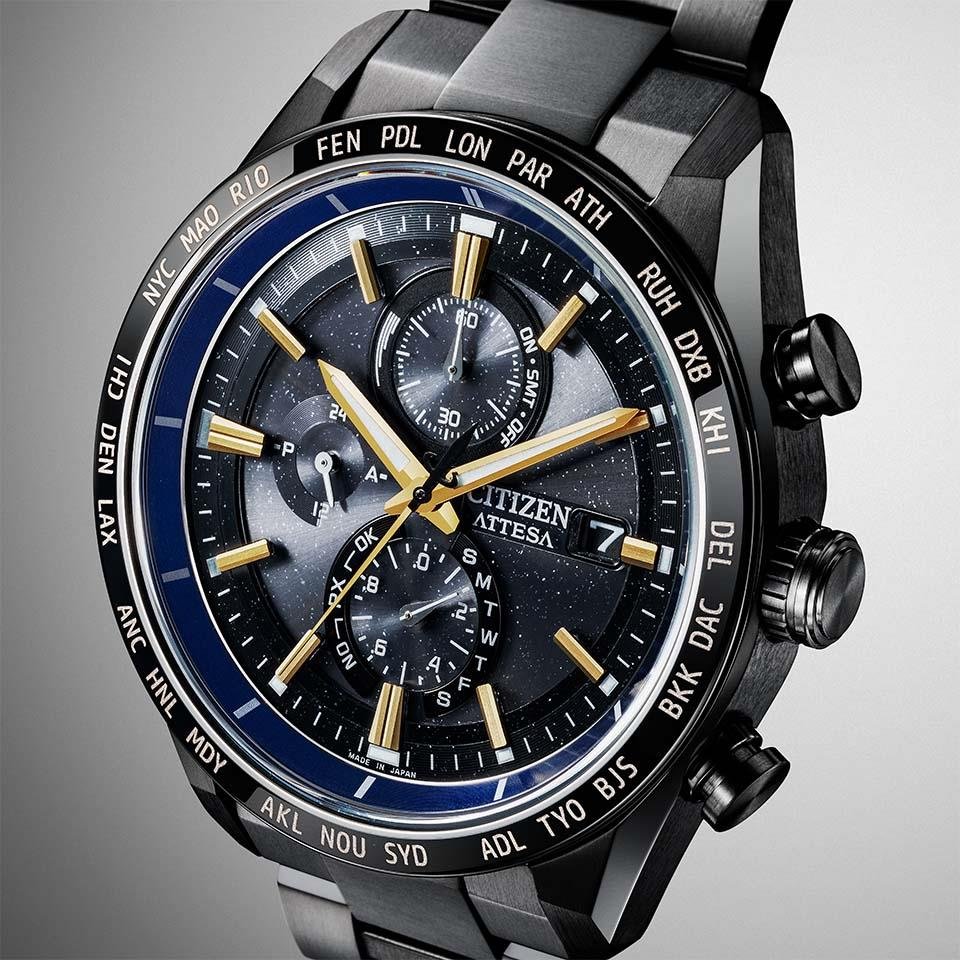 AT8289-67E アテッサ【ノベルティ付・ｷﾞﾌﾄ包装･ベルト調整無料・国内正規品】腕時計 メンズ ソーラー電波 限定 JAXAの画像