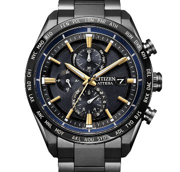 AT8289-67E アテッサ【ノベルティ付・ｷﾞﾌﾄ包装･ベルト調整無料・国内正規品】腕時計 メンズ ソーラー電波 限定 JAXAの画像