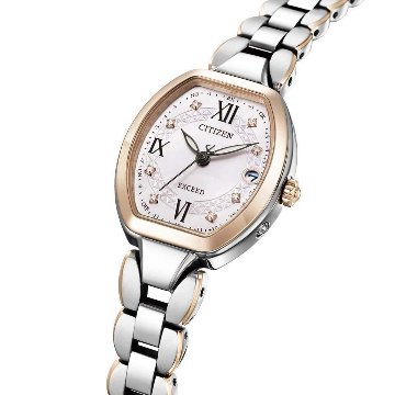  ES9484-55W ｴｸｼｰﾄﾞ【ﾉﾍﾞﾙﾃｨ付・国内正規品・ｷﾞﾌﾄ包装･ﾍﾞﾙﾄ調整無料】腕時計 ﾚﾃﾞｨｰｽ ｿｰﾗｰ電波の画像