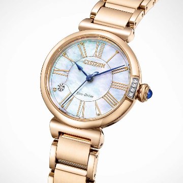 EM1063-89D  シチズンエル【ノベルティ付・国内正規品・ギフト包装･ベルト調整無料】 腕時計 レディース ソーラーの画像