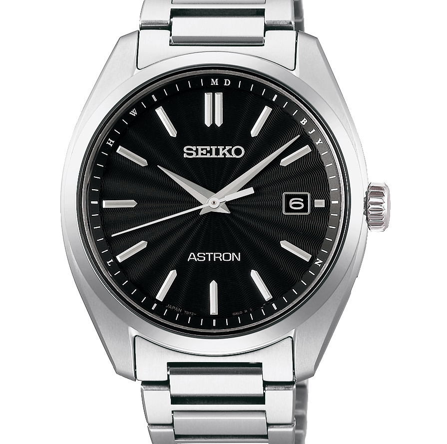 SBXY033 ｾｲｺｰｱｽﾄﾛﾝ【ﾉﾍﾞﾙﾃｨ付・ｷﾞﾌﾄ包装・ﾍﾞﾙﾄ調整無料・新品正規品】ｿｰﾗｰ電波 ﾒﾝｽﾞ腕時計の画像