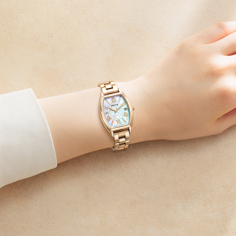 KS4-022-21 ウィッカ【正規ﾒｰｶｰ保証書付･ｷﾞﾌﾄ包装･ﾍﾞﾙﾄ調整無料】腕時計 ﾚﾃﾞｨｽ ｿｰﾗｰ ｼﾝﾌﾟﾙｱｼﾞｬｽﾄ 限定の画像