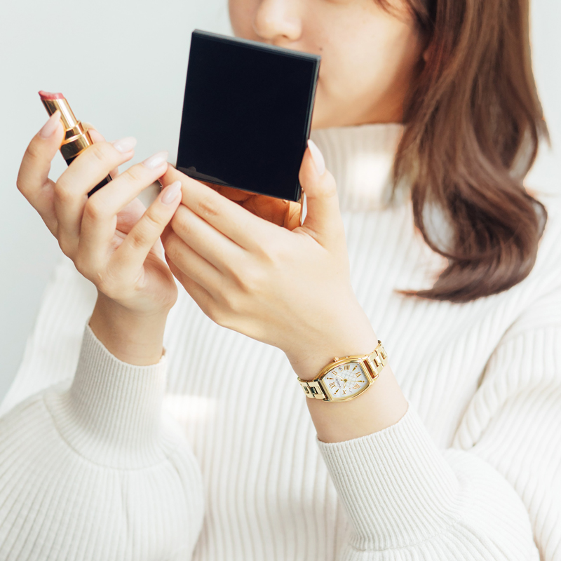 KS4-022-21 ウィッカ【正規ﾒｰｶｰ保証書付･ｷﾞﾌﾄ包装･ﾍﾞﾙﾄ調整無料】腕時計 ﾚﾃﾞｨｽ ｿｰﾗｰ ｼﾝﾌﾟﾙｱｼﾞｬｽﾄ 限定の画像