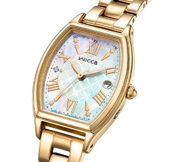 KS4-022-21 ウィッカ【正規ﾒｰｶｰ保証書付･ｷﾞﾌﾄ包装･ﾍﾞﾙﾄ調整無料】腕時計 ﾚﾃﾞｨｽ ｿｰﾗｰ ｼﾝﾌﾟﾙｱｼﾞｬｽﾄ 限定の画像