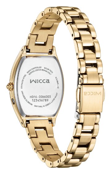 KS4-022-21 ウィッカ【正規ﾒｰｶｰ保証書付･ｷﾞﾌﾄ包装･ﾍﾞﾙﾄ調整無料】腕時計 ﾚﾃﾞｨｽ ｿｰﾗｰ ｼﾝﾌﾟﾙｱｼﾞｬｽﾄ 限定の画像