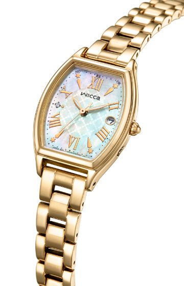 KS4-022-21 ウィッカ【正規ﾒｰｶｰ保証書付･ｷﾞﾌﾄ包装･ﾍﾞﾙﾄ調整無料】腕時計 ﾚﾃﾞｨｽ ｿｰﾗｰ ｼﾝﾌﾟﾙｱｼﾞｬｽﾄ 限定の画像