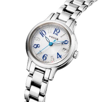 KH4-912-13 Citizenウィッカ【正規ﾒｰｶｰ保証書付･ｷﾞﾌﾄ包装･ﾍﾞﾙﾄ調整無料】腕時計 ﾚﾃﾞｨｽ ｿｰﾗｰ ｼﾝﾌﾟﾙｱｼﾞｬｽﾄの画像