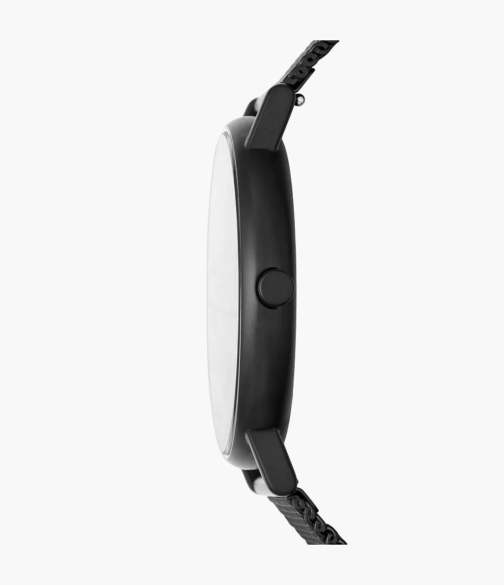  スカーゲン　SKW6579【国内正規品】腕時計 アナログ SIGNATUR 三針 ミッドナイト スチールメッシュウォッチの画像