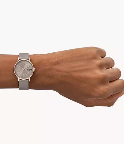 SKW3060　Skagen 【15時迄の注文で本日発送】*水曜除く【正規ﾒｰｶｰ保証書付】 SIGNATUR LILLE 二針 グレーストーンの画像