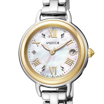 KL0-537-21 ウィッカ【正規ﾒｰｶｰ保証書付･ｷﾞﾌﾄ包装･ﾍﾞﾙﾄ調整無料】腕時計 ﾚﾃﾞｨｽ ｿｰﾗｰ電波の画像