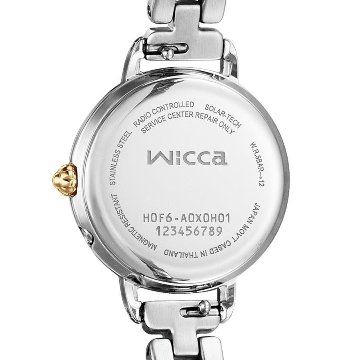 KL0-537-21 ウィッカ【正規ﾒｰｶｰ保証書付･ｷﾞﾌﾄ包装･ﾍﾞﾙﾄ調整無料】腕時計 ﾚﾃﾞｨｽ ｿｰﾗｰ電波の画像