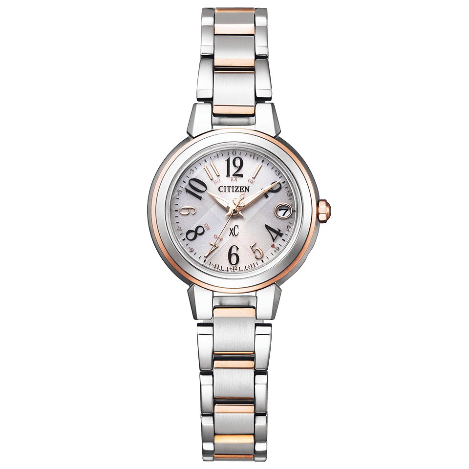 ES9434-53X　クロスシー【ノベルティ付・国内正規品】【ｷﾞﾌﾄ包装･ｻｲｽﾞ調整無料】ｿｰﾗｰ電波　レディース腕時計の画像