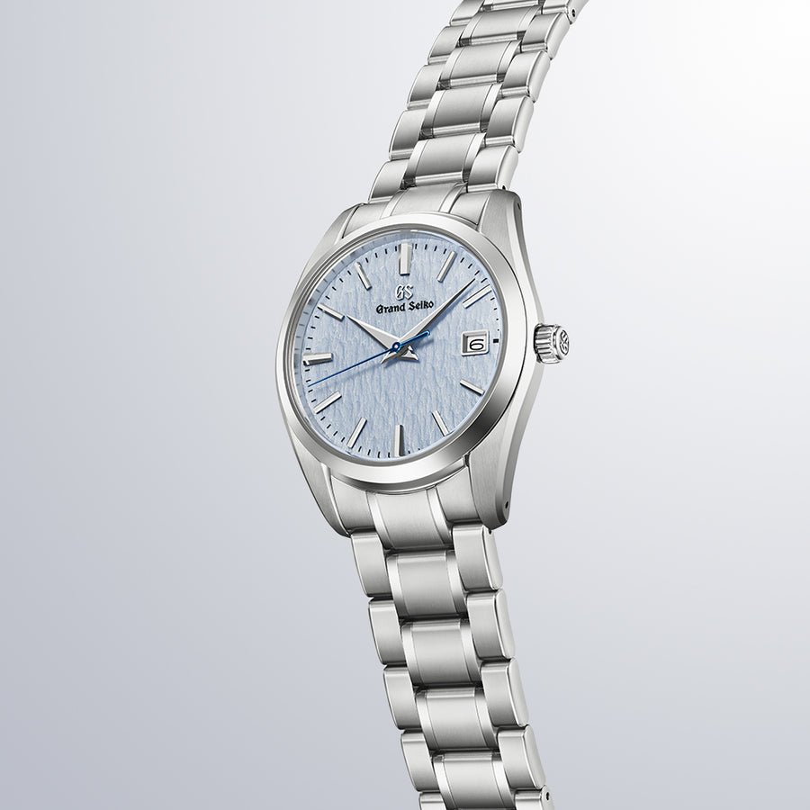 SBGX357 グランドセイコー[Heritage]ﾏｽﾀｰｼｮｯﾌﾟﾓﾃﾞﾙ 【正規保証品】メンズ腕時計 クオーツ ‘Skyflake’ 37mm Titanium（在庫あり）の画像